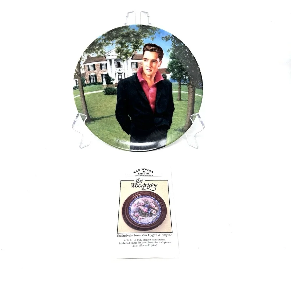 Elvis Presley Delphi Collector Plate Graceland In The Footprints Of The King '93
